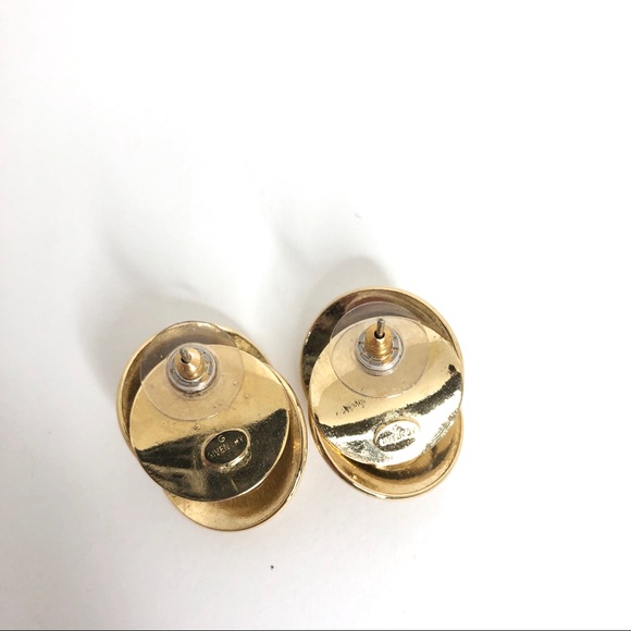 Vintage Givenchy knot gold tone earrings - Picture 3 of 4